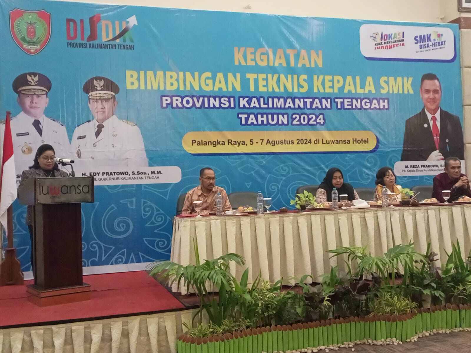 Disdik Prov. Kalteng Gelar Bimtek Kepala SMK se-Kalteng