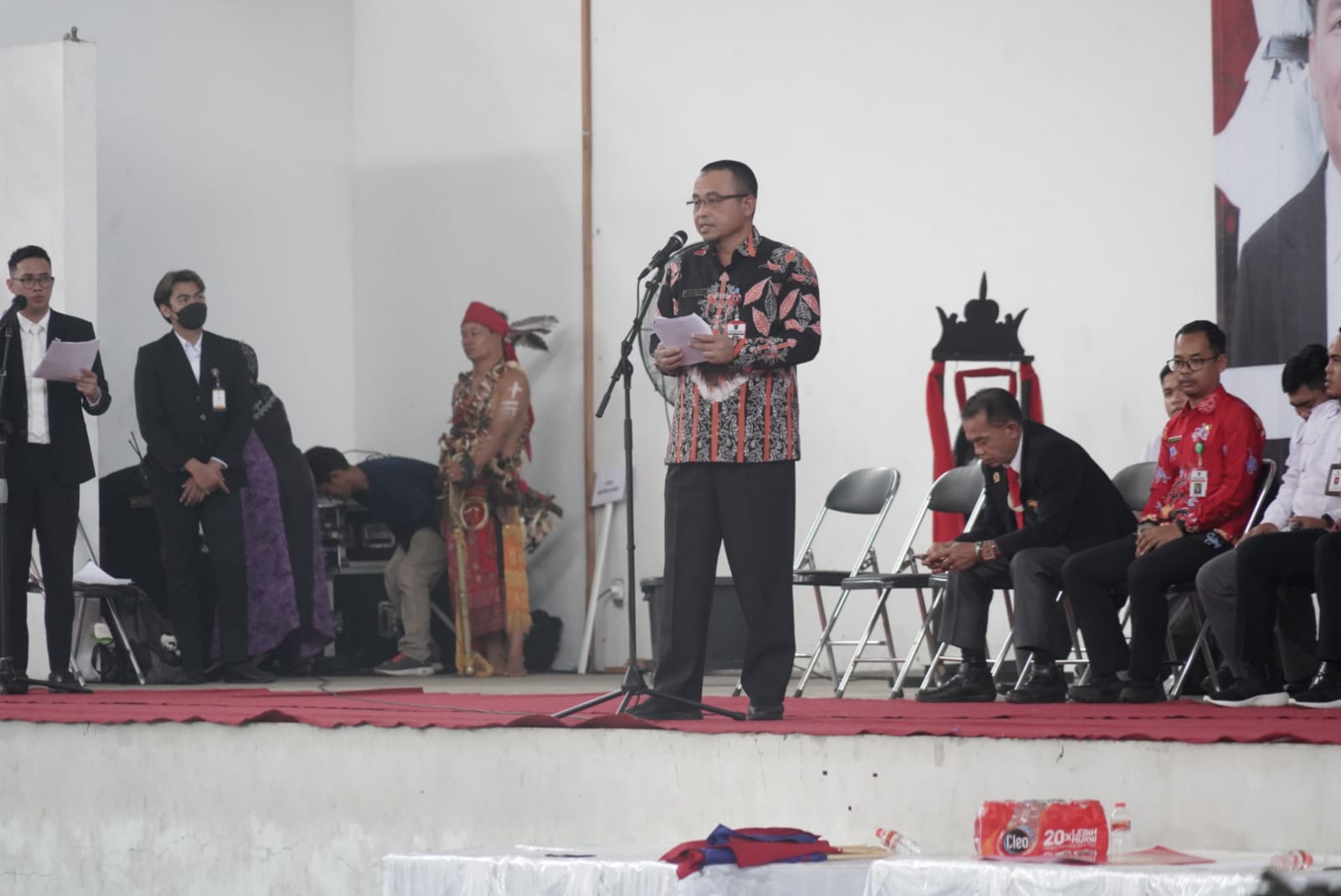 Asisten Adum Setda Prov. Kalteng Buka Kejuaraan Karate Piala H. Agustiar Sabran DPR RI 2022