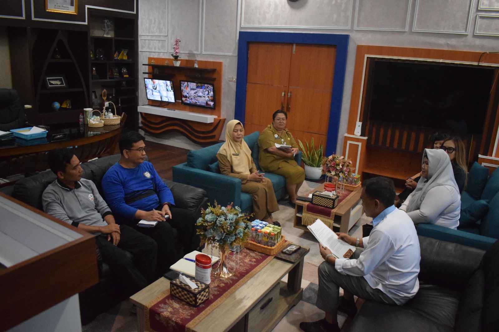Perkuat Kolaborasi Pemerintah dan Dunia Usaha, Dislutkan Kalteng Terima Audiensi KADIN