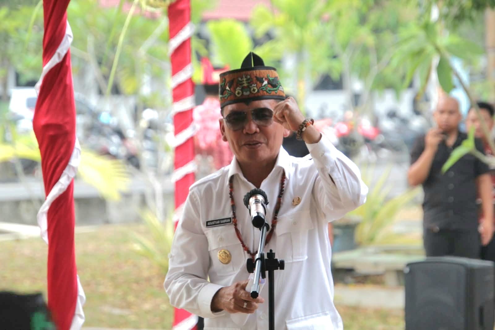 Gubernur Kalteng Agustiar Sabran Hadiri Ritual Memohon Hujan Dewa Yadnya di Palangka Raya
