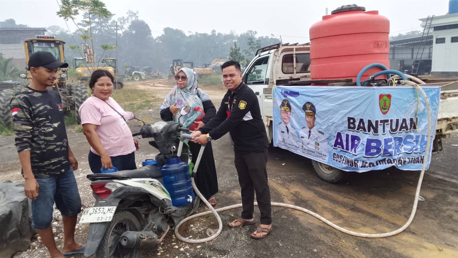 Atasi Keterbatasan Air Bersih akibat Kekeringan, Pemprov Kalteng Salurkan Bantuan ke Sejumlah Daerah