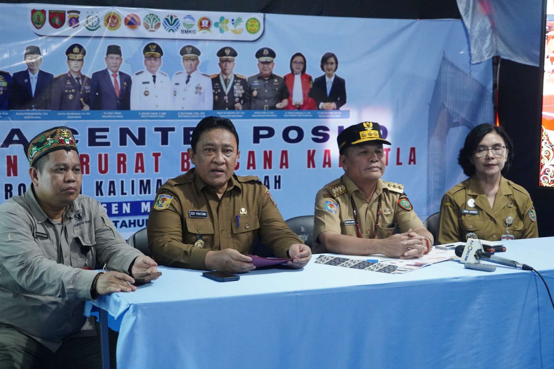 Pemprov Kalteng Sampaikan Perkembangan Terkini Penanganan Karhutla melalui Konferensi Pers