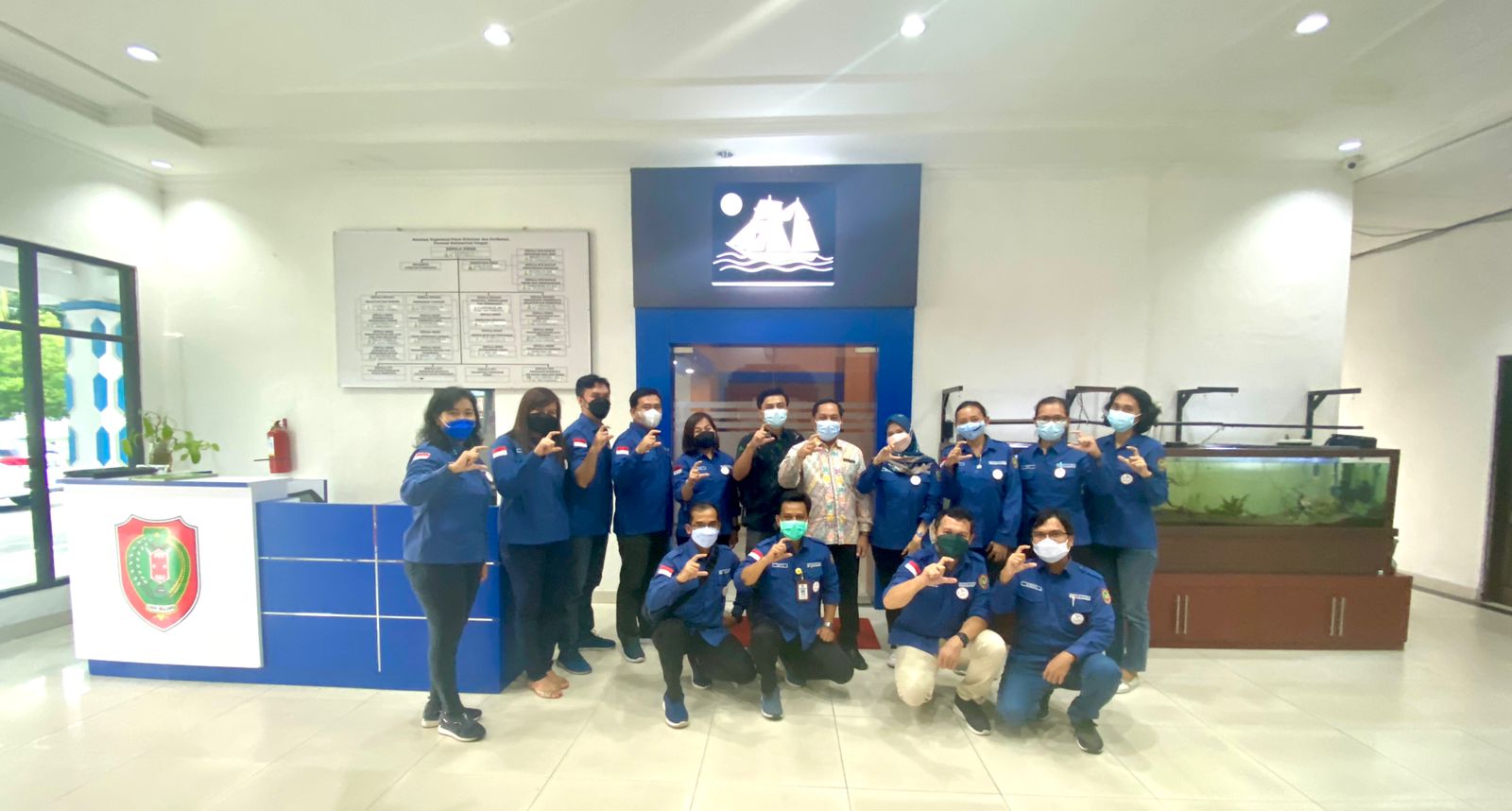 Dinas Kelautan dan Perikanan Prov. Kalteng Terima Visitasi Tim Penilai Komisi Informasi