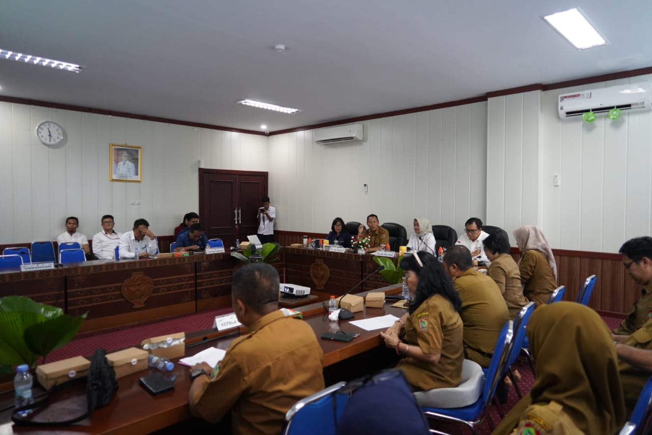 Sahli Yuas Elko Pimpin Rapat Evaluasi TPID Terhadap Rilis BPS Inflasi Kalteng Bulan September