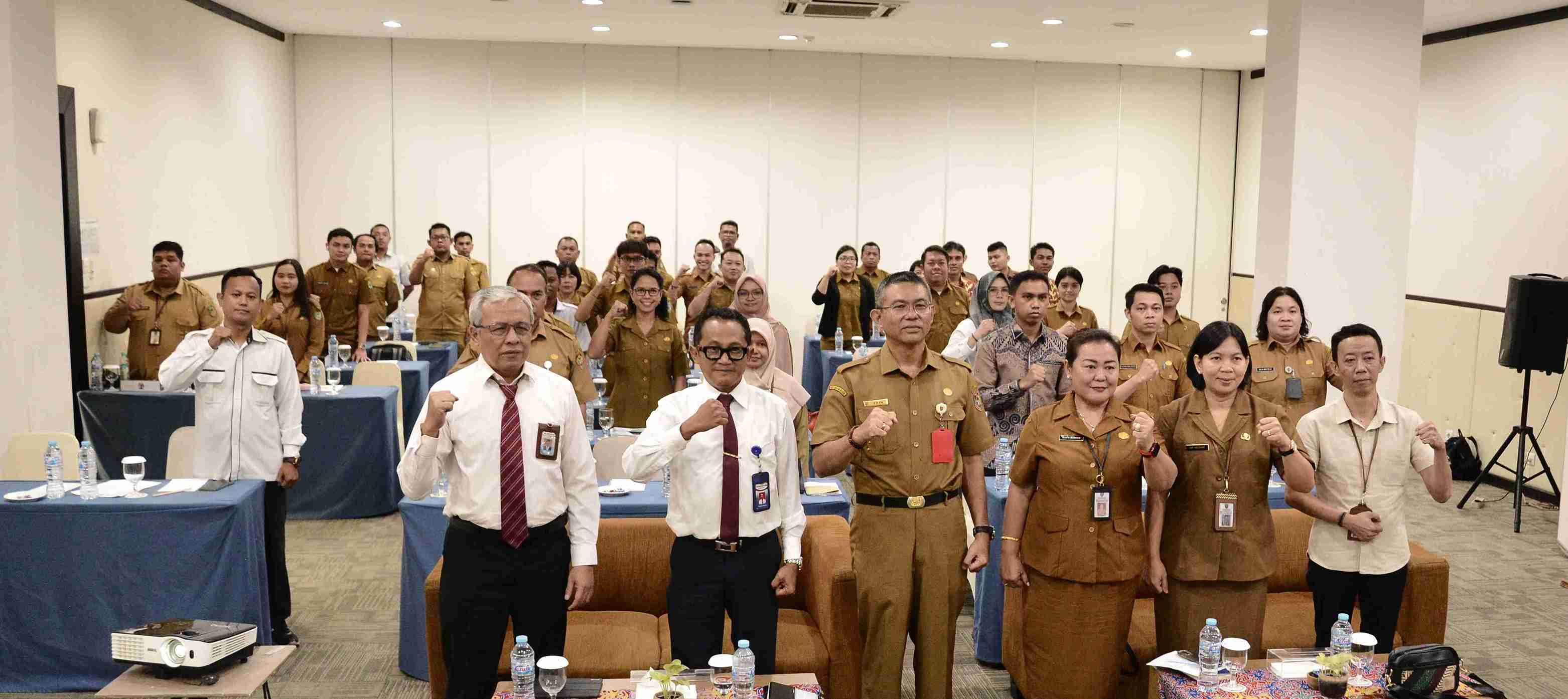 Tim Sekretariat GWPP Gelar Rapat Asistensi dan Supervisi LPPD Kabupaten/Kota Regional Kalteng