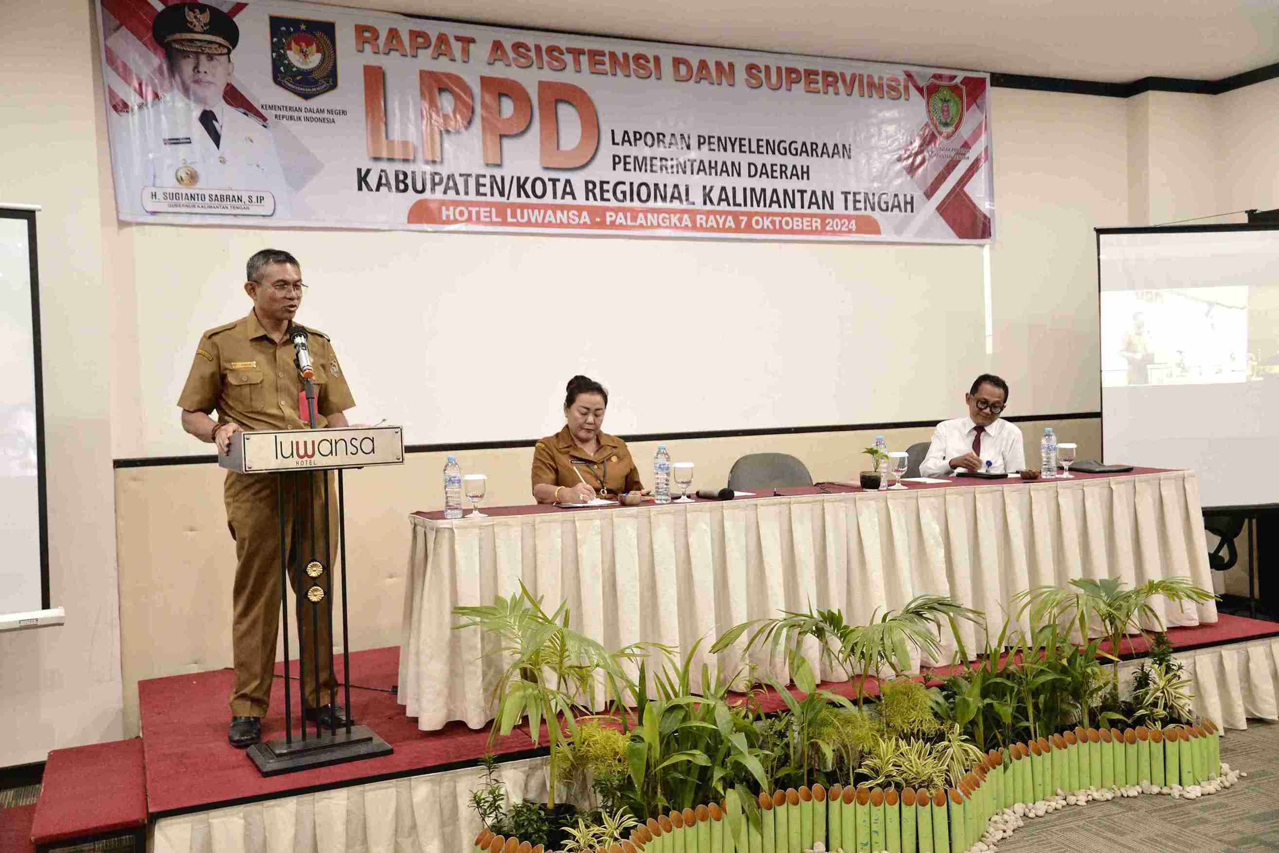 Tim Sekretariat GWPP Gelar Rapat Asistensi dan Supervisi LPPD Kabupaten/Kota Regional Kalteng