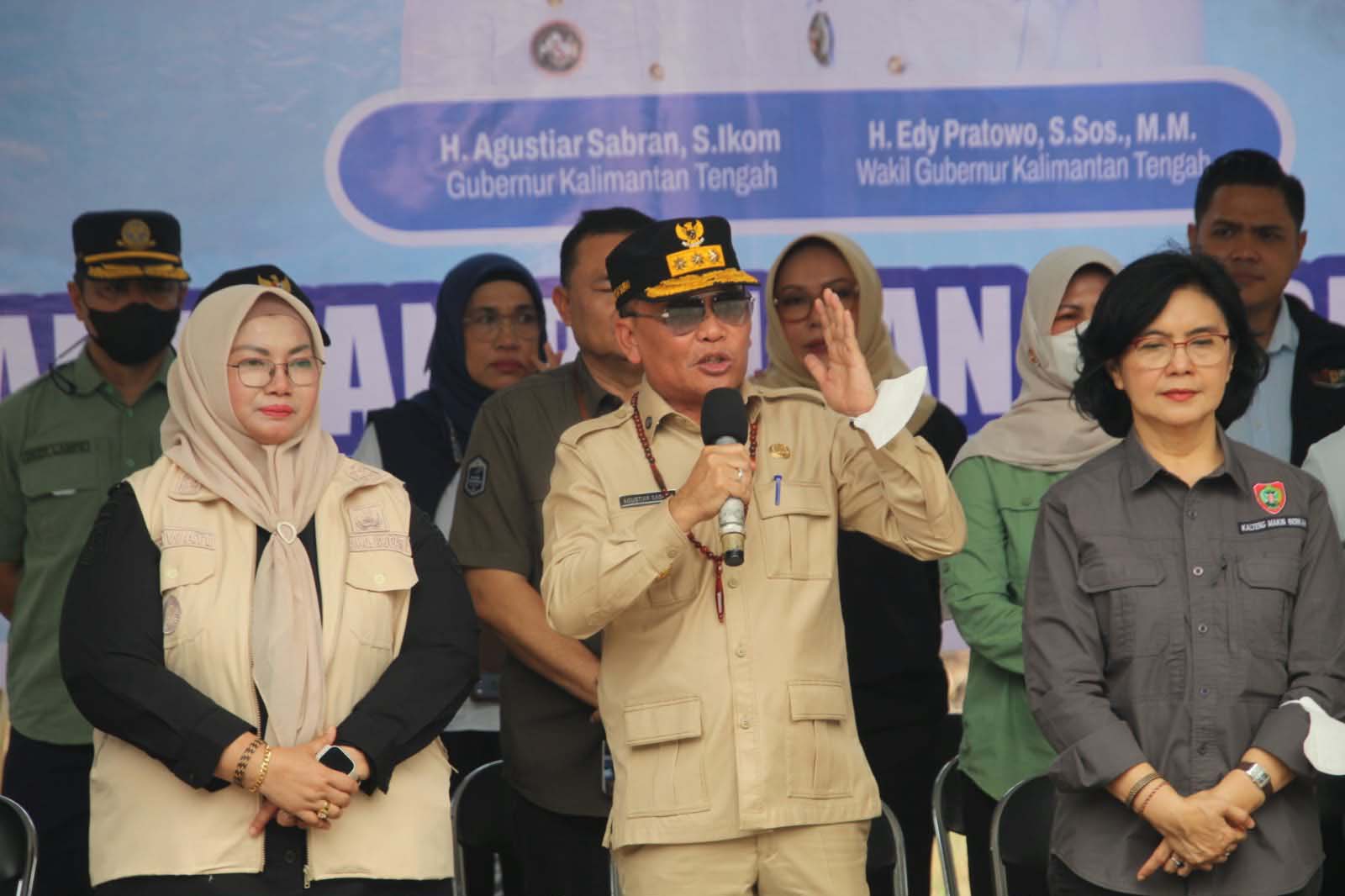 Gubernur Kalteng Agustiar Sabran Turun Langsung Temui Masyarakat Kecamatan Baamang