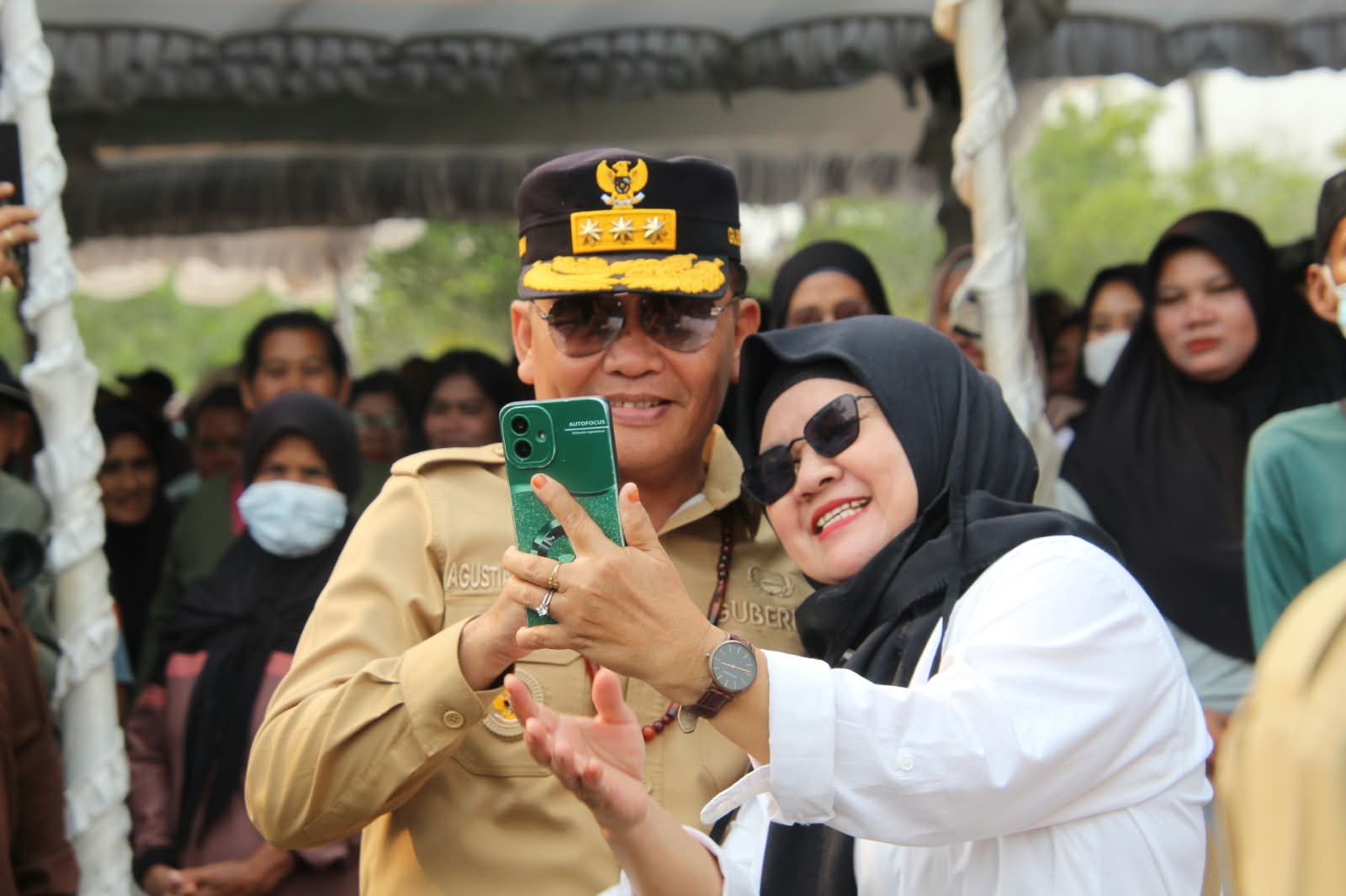 Gubernur Kalteng Agustiar Sabran Tinjau Kondisi Masyarakat di Tengah Kemarau dan Ancaman Karhutla di Sukamara