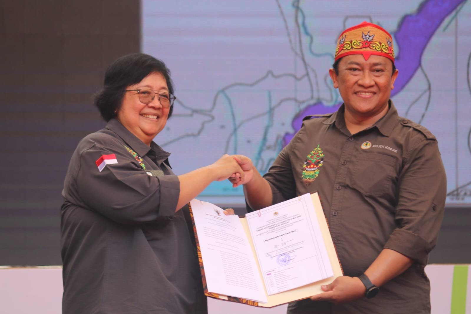 Wagub Kalteng Edy Pratowo Hadiri Puncak Peringatan Hari Konservasi Alam Nasional