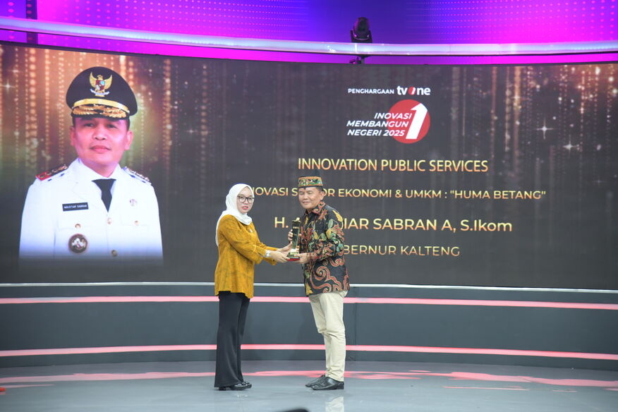 Gubernur Agustiar Sabran Raih Prestasi Membanggakan di Kancah Nasional Dalam Ajang Inovasi Membangun Negeri 2025