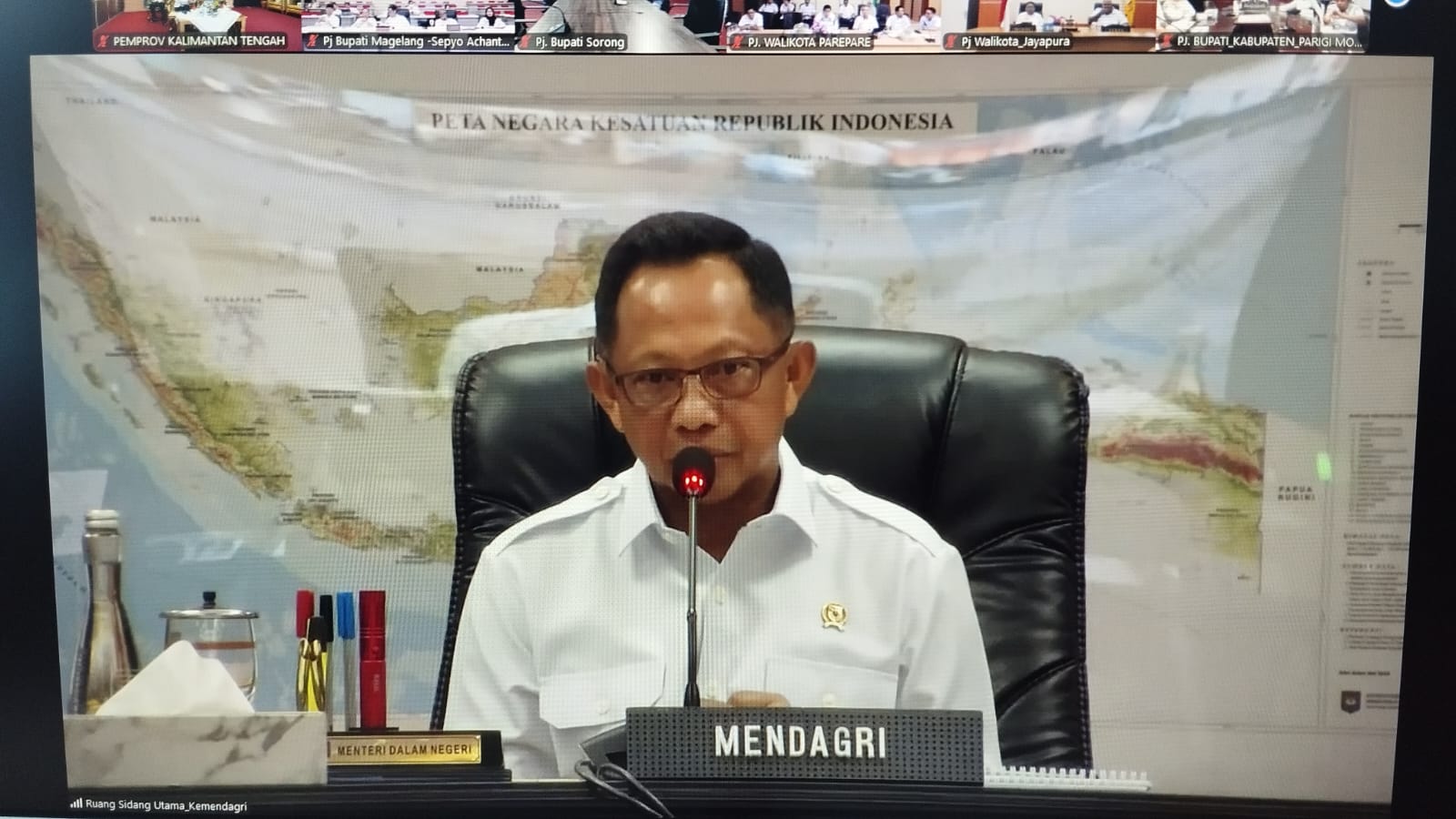 Kepala BKD Prov. Kalteng Lisda Arriyana Ikuti Rapat Penyelesaian Penataan Tenaga Non ASN di Instansi Pemerintah Daerah