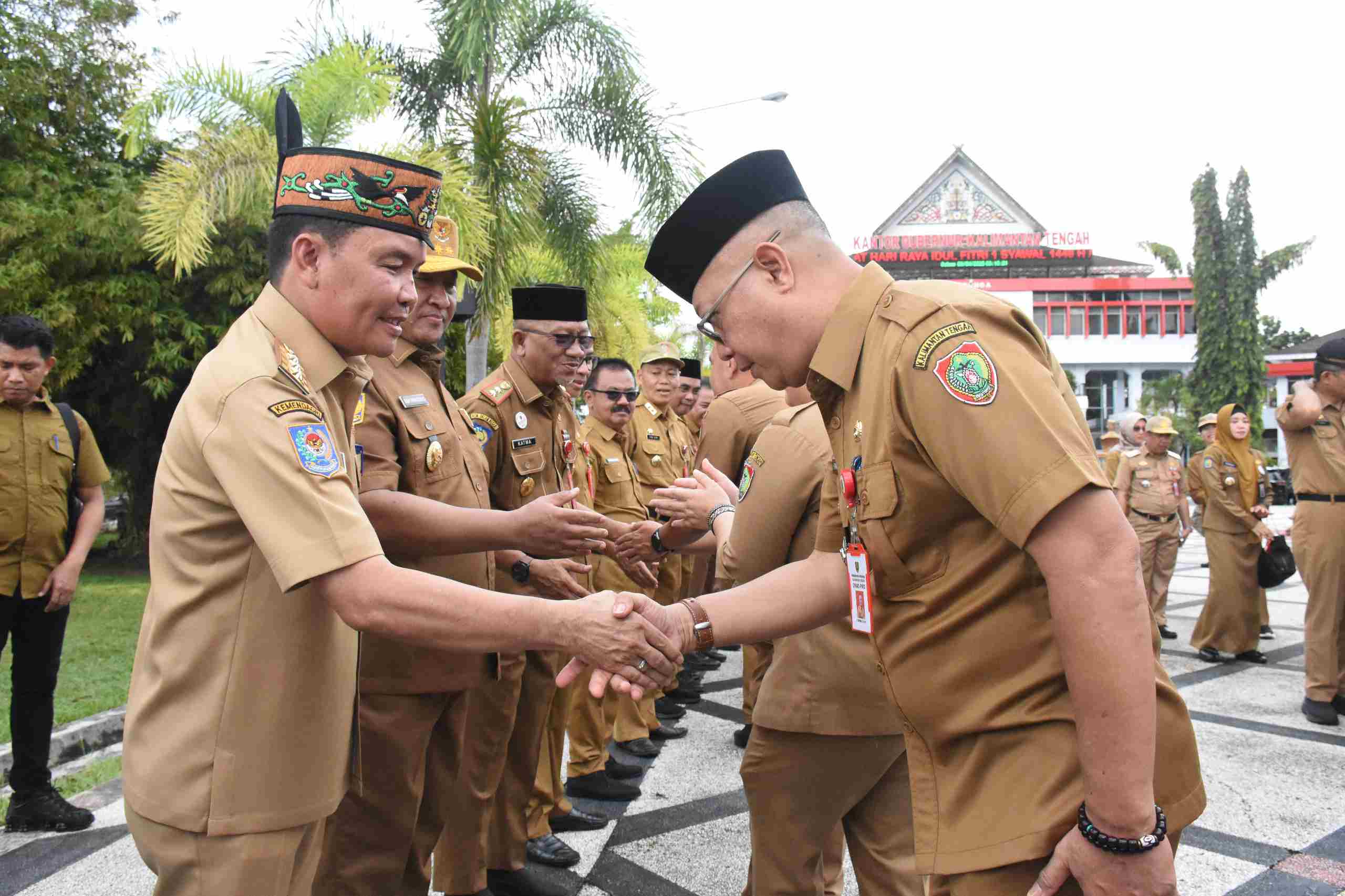 Seluruh Pegawai Lingkup Dinas PMD Prov. Kalteng Apel Besar Lingkup Pemprov Kalteng