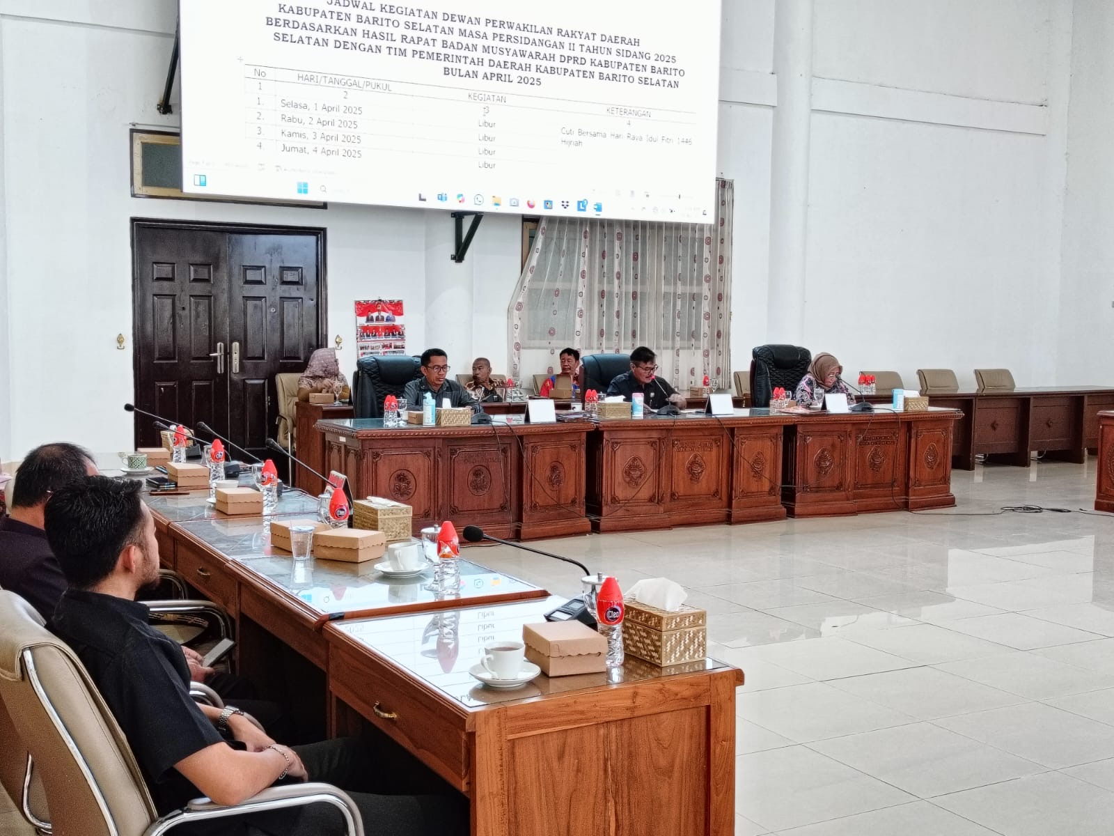 April 2025, DPRD Barsel Jadwalkan RDP Bersama Pemkab Terkait Efisiensi Anggaran