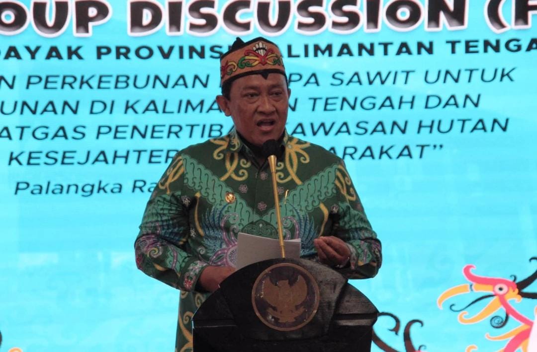 Wagub Kalteng Edy Pratowo Buka FGD Dewan Adat Dayak (DAD) Kalteng