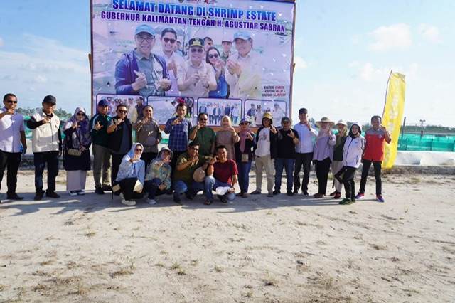 Pemprov Kalteng Terus Kembangkan Program Strategis Shrimp Estate