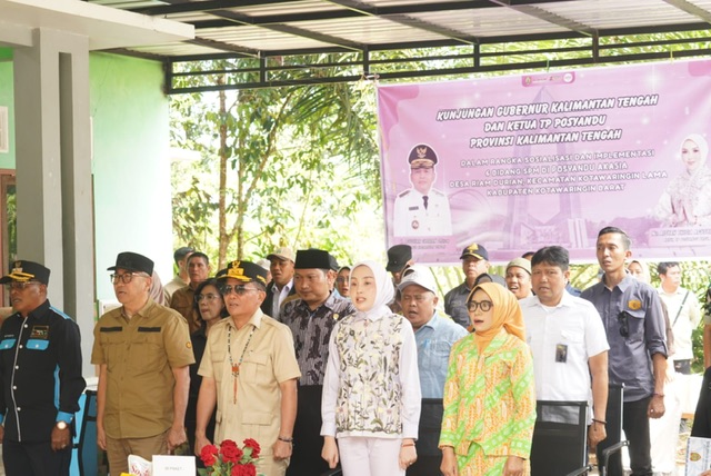 Ketua TP Posyandu Kalteng Aisyah Thisia Agustiar Sabran Pimpin Sosialisasi dan Implementasi 6 Bidang SPM yang Kini Dilaksanakan Melalui Posyandu