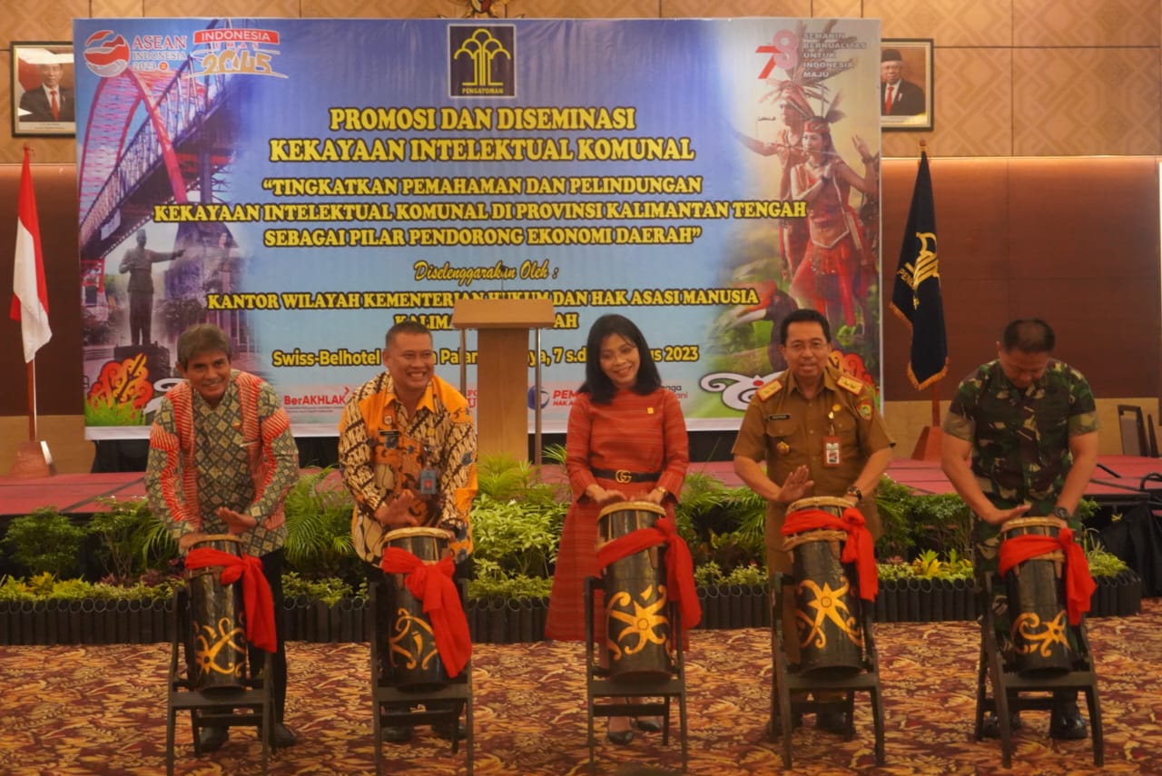 Asisten Pemkesra Kaspinor Hadiri Pembukaan Kegiatan Promosi dan Diseminasi Kekayaan Intelektual Komunal