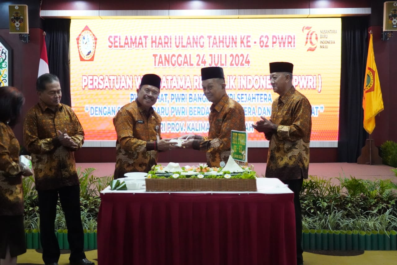 Sekda Nuryakin Hadiri Peringatan Hari Ulang Tahun PWRI ke-62 Prov. Kalteng