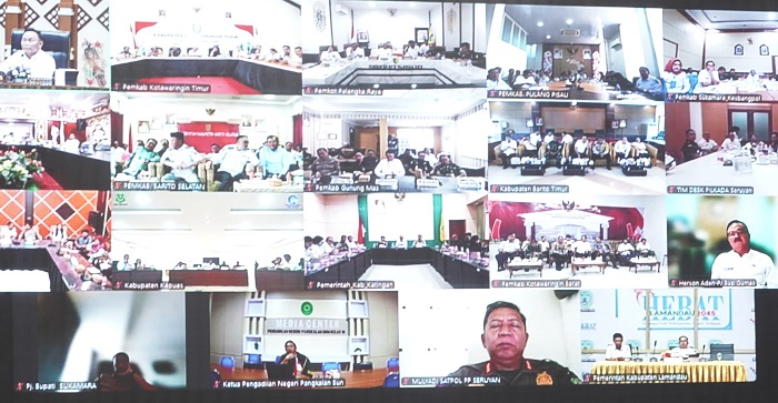Gubernur Kalteng Sugianto Sabran Buka Rapat Kesiapan Pelaksanaan Pilkada Serentak