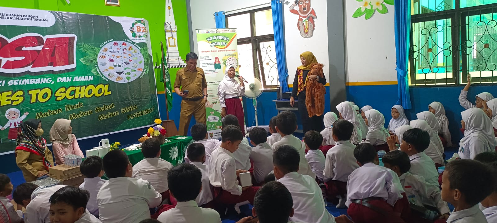 Dinas Ketahanan Pangan Prov. Kalteng Gelar Sosialisasi B2SA Goes To School