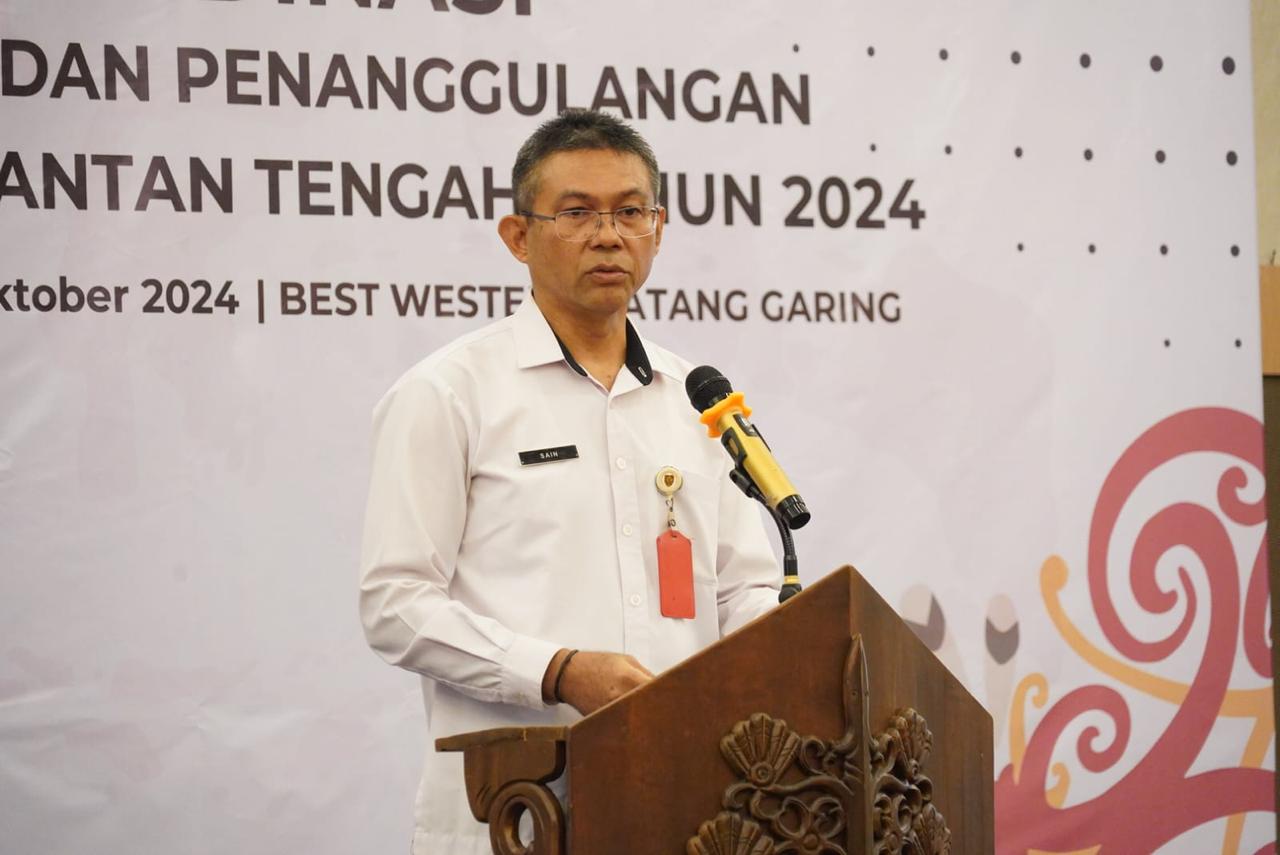 Plh Sahli Pemkumpol Ahmad Husain Buka Rakor Bupati/Wali Kota se-Kalteng Dalam Upaya Pencegahan dan Penanggulangan HIV-AIDS
