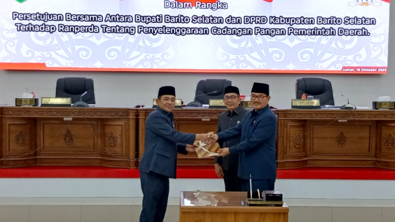 DPRD dan Pemkab Barsel Sepakati Ranperda Cadangan Pangan Daerah