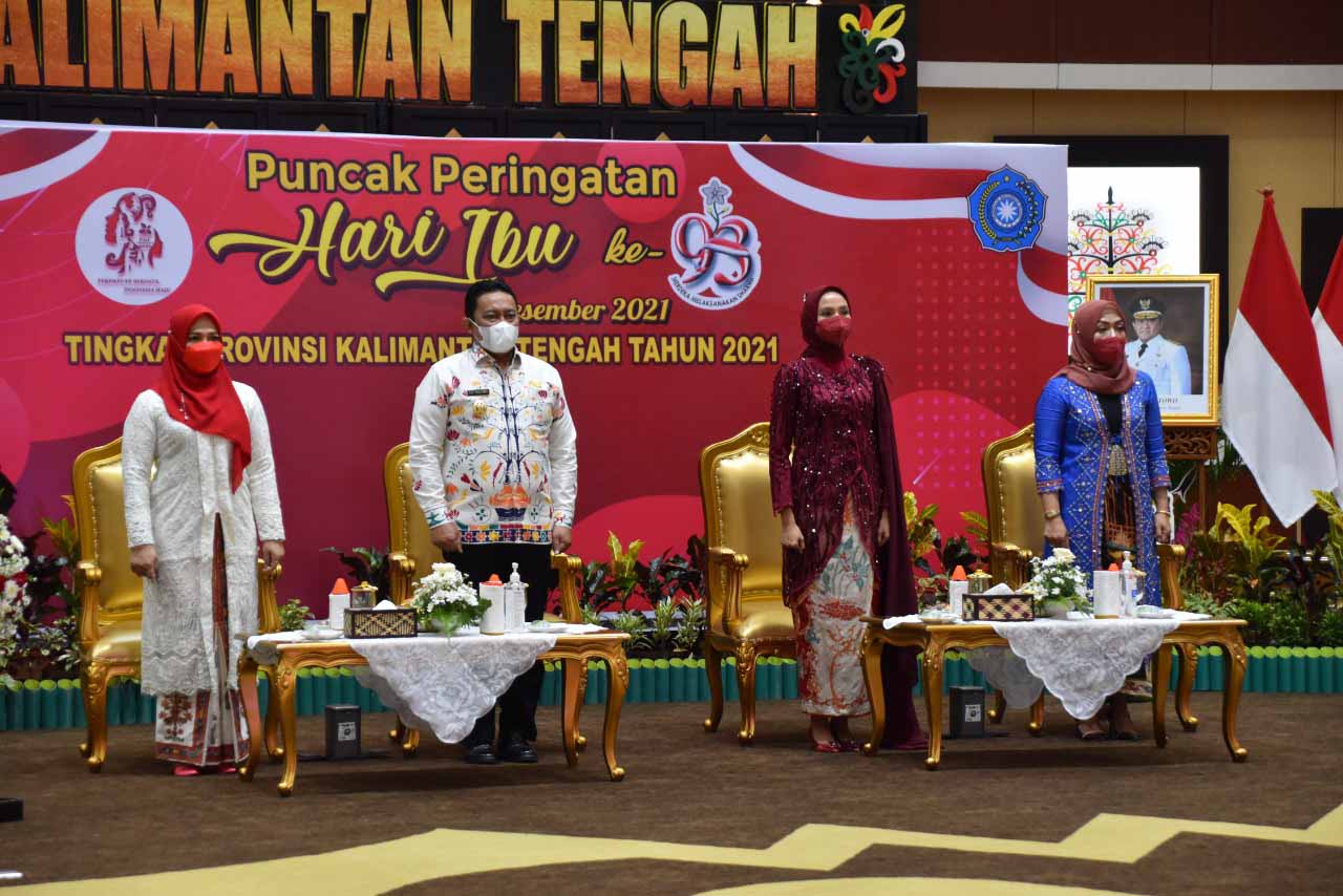 Puncak Peringatan Hari Ibu Tahun 2021 Digelar Pemprov Kalteng