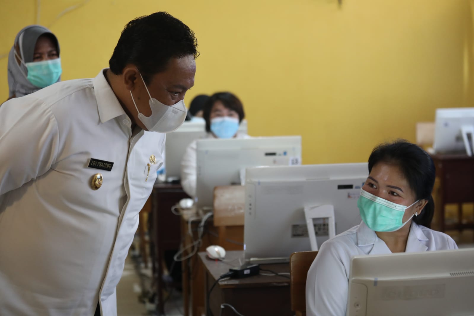 Wakil Gubernur Kalteng Tinjau Seleksi PPPK Guru di SMAN-3 Palangka Raya