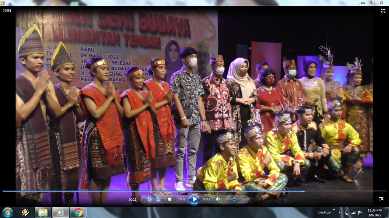 Dinas Kebudayaan Dan Pariwisata Gelar Seni Budaya Di Panggung Pertunjukan Terbuka Taman Budaya Kalteng
