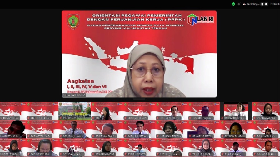 Kegiatan Orientasi PPPK Angkatan II Lingkup Provinsi Kalteng Resmi Ditutup