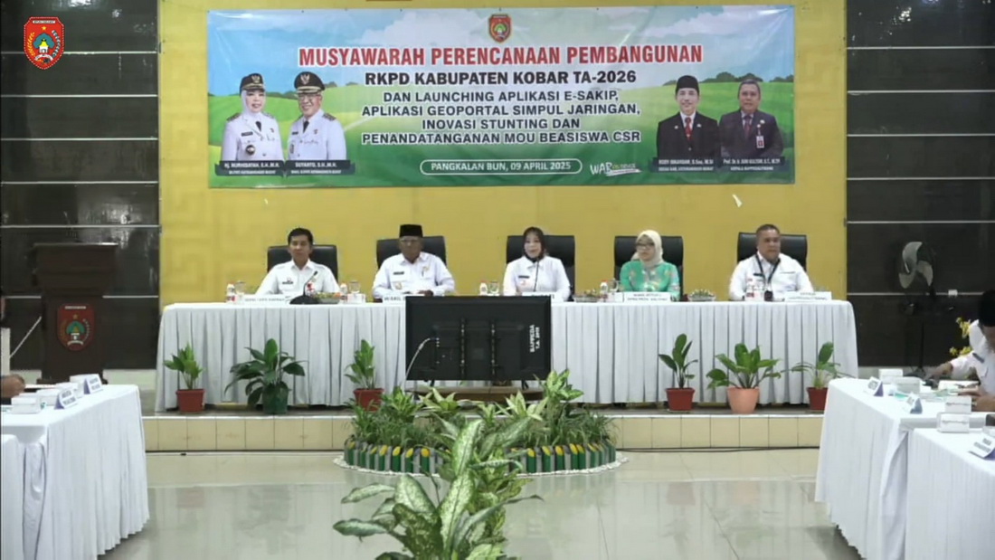 Kepala BAPPERIDA Prov. Kalteng Leonard S. Ampung Ikuti Acara Musrenbang RKPD Tahun 2026 Kabupaten Kotawaringin Barat