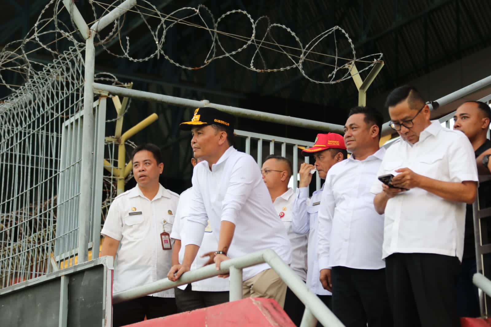 Gubernur Kalteng Agustiar Sabran Tinjau Stadion Tuah Pahoe