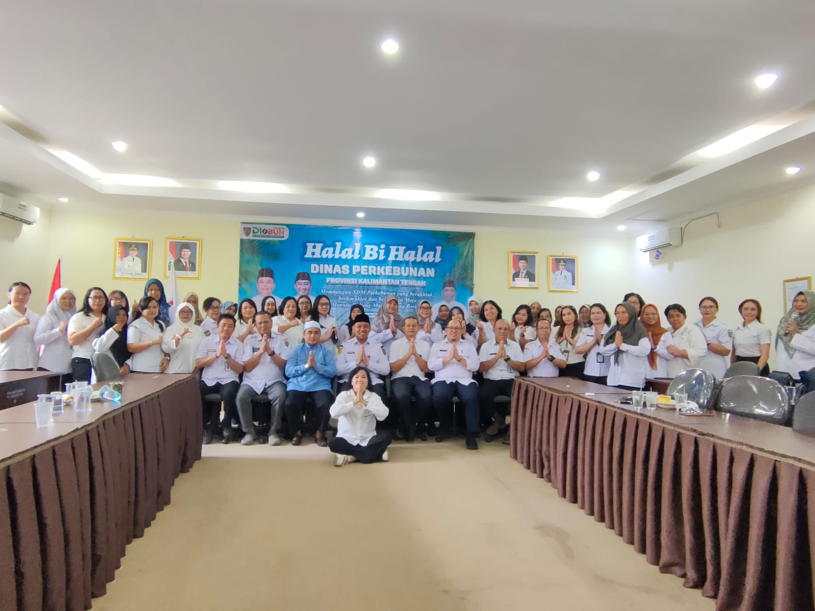 ASN Disbun Prov. Kalteng Gelar Acara Halalbihalal