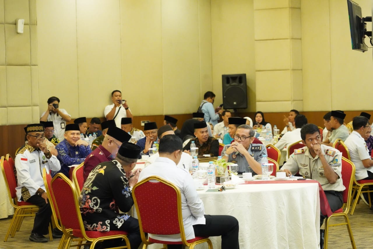 Sekda Nuryakin  Buka Rakor Persiapan Keberangkatan Calon Jamaah Haji Provinsi Kalteng Tahun 1445 H / 2024 M