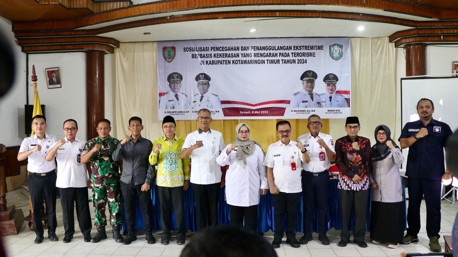 Plh. Asisten Pemkesra Herson B. Aden Buka Sosialisasi Pencegahan dan Penanggulangan Ekstremisme Berbasis Kekerasan yang Mengarah pada Terorisme
