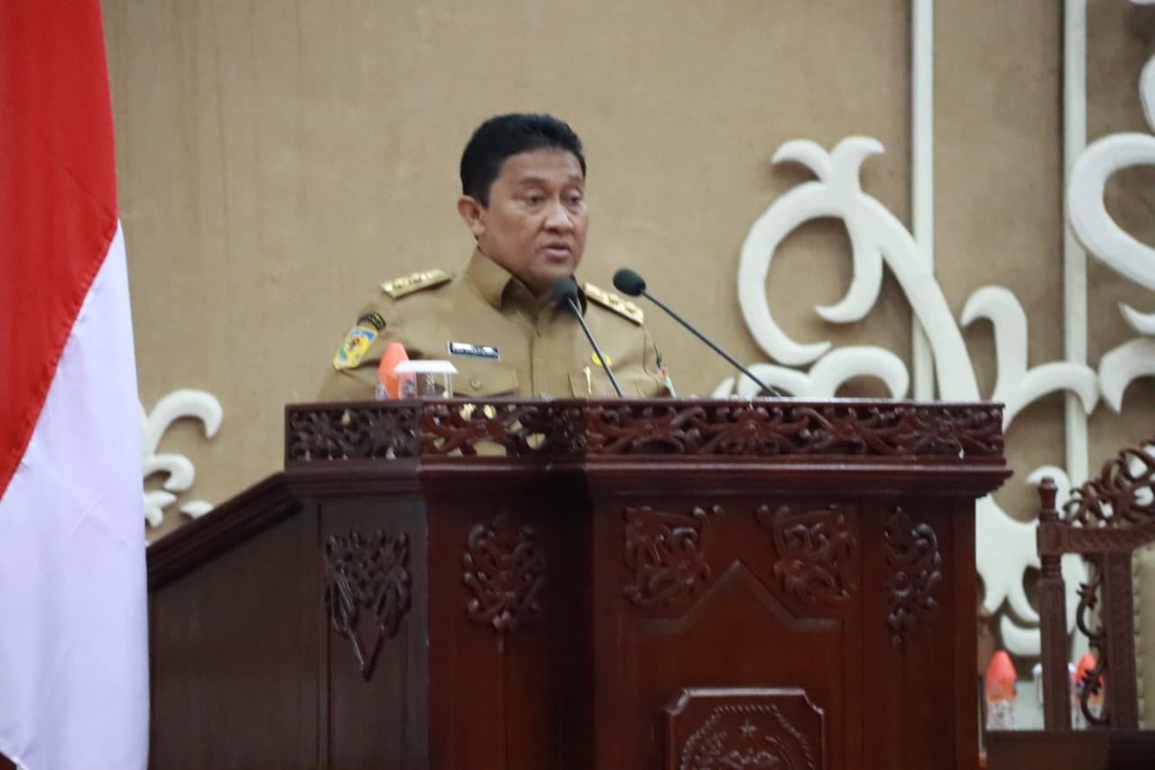 Wagub Kalteng Edy Pratowo Hadiri Rapat Paripurna ke-4 Masa Persidangan III Tahun Sidang 2023 DPRD Prov. Kalteng