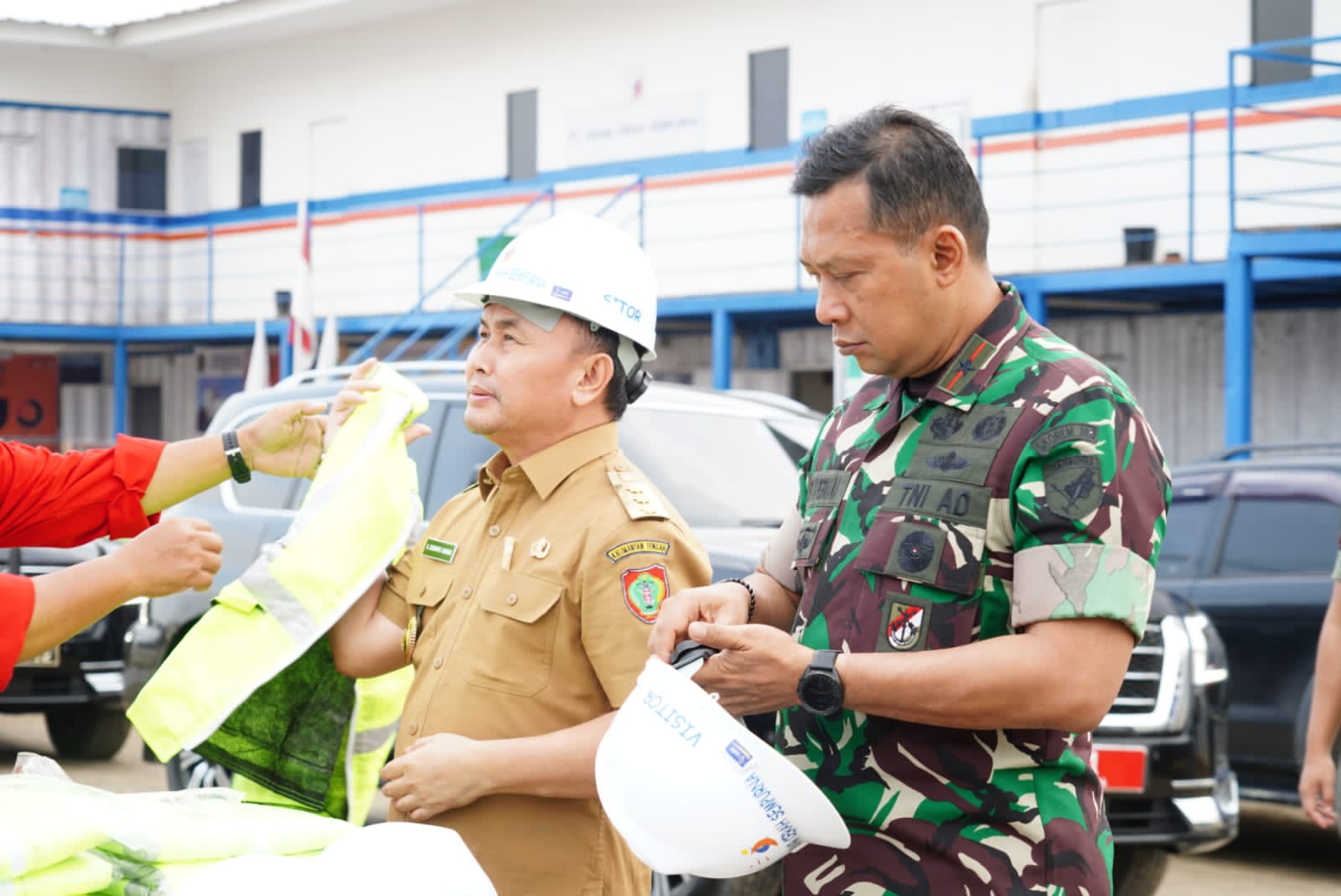 Gubernur Sugianto Sabran Tinjau Pembangunan RSUD Milik Pemerintah Provinsi di Kecamatan Hanau