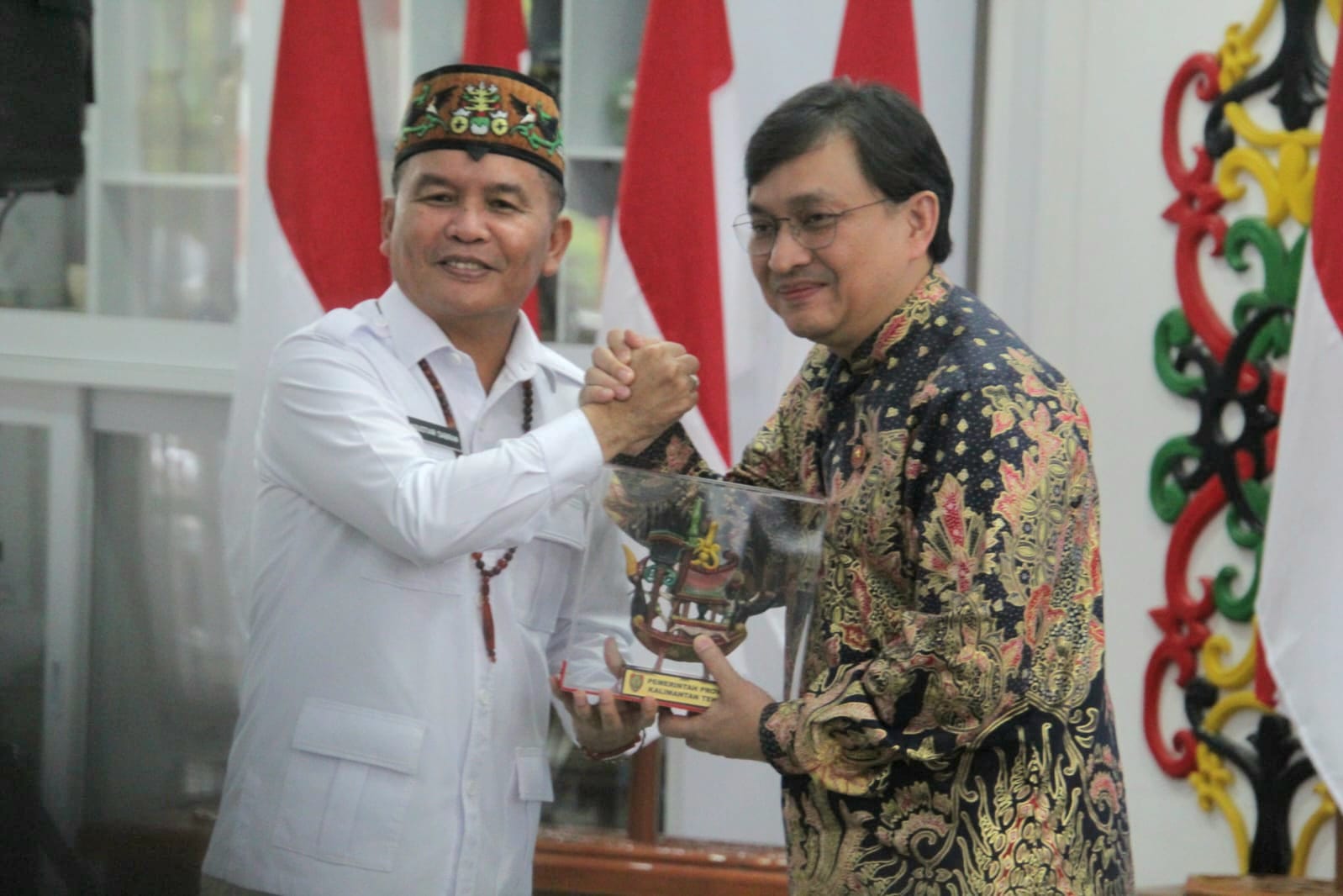 Gubernur Kalteng Agustiar Sabran Terima Kunjungan Silaturahmi Staf Khusus Presiden RI Bidang Ekonomi Kreatif Yovie Widianto