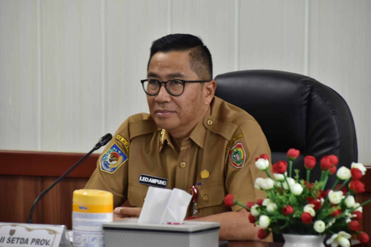 Asisten Ekbang Leonard S. Ampung Pimpin Rapat Koordinasi Percepatan Pembangunan Tambak Udang/Shrimp Estate