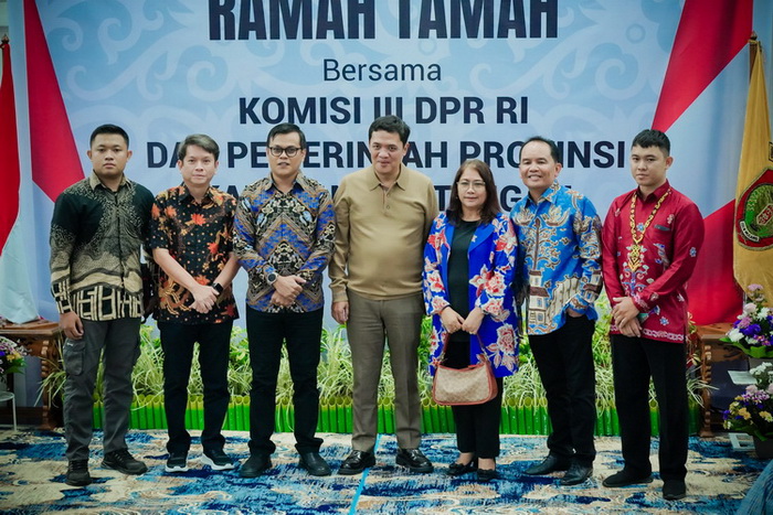 Kepala BAPPERIDA Prov. Kalteng Leonard S. Ampung Hadiri Ramah Tamah Komisi III DPR RI dan Pemprov Kalteng