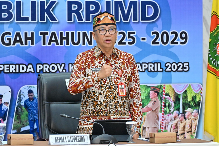 BAPPERIDA Gelar Forum Konsultasi Publik terkait Rancangan Awal RPJMD Provinsi Kalteng Tahun 2025–2029