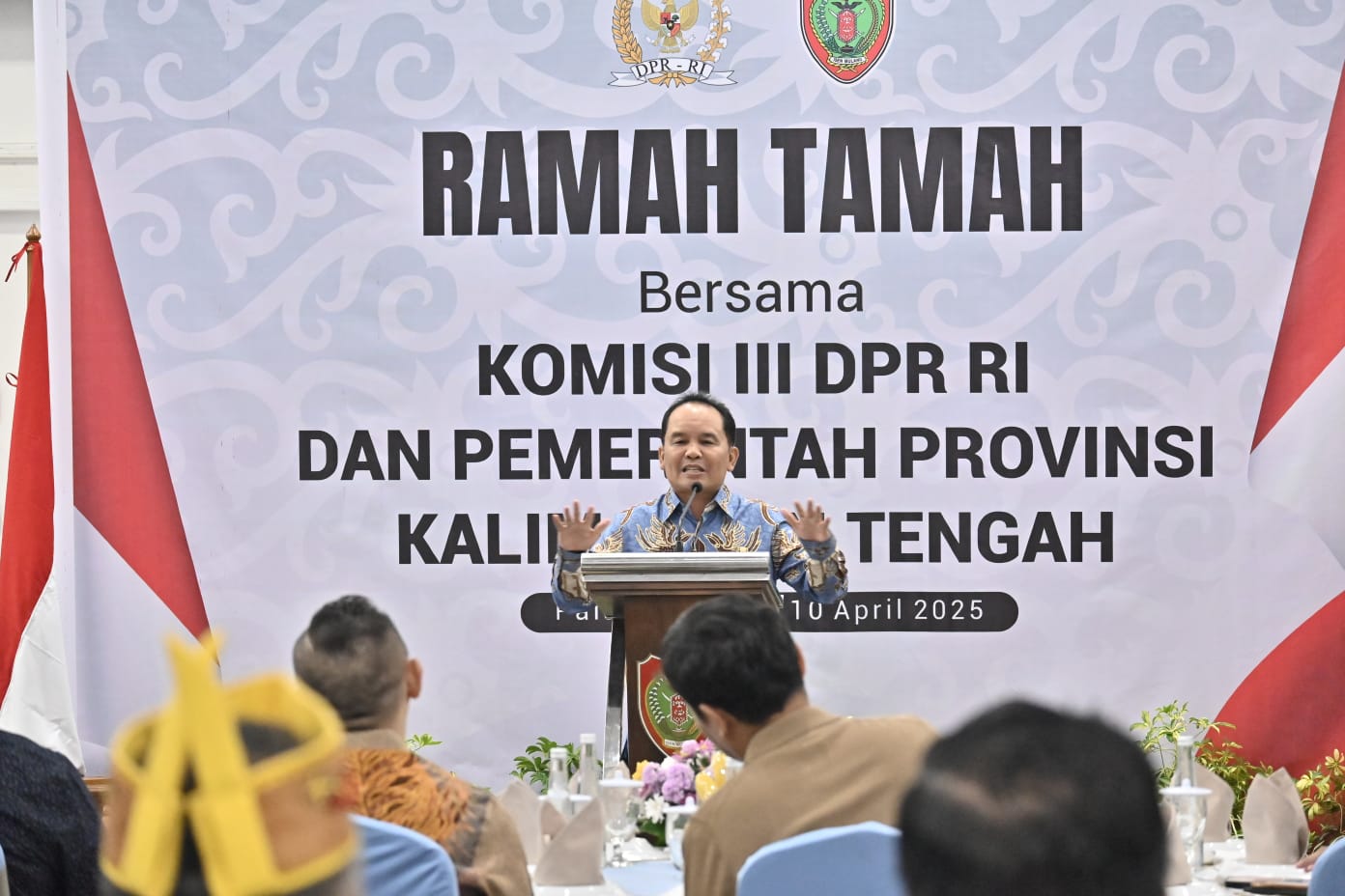 ‎Gubernur Kalteng Gelar Acara Ramah Tamah Bersama Komisi III DPR RI