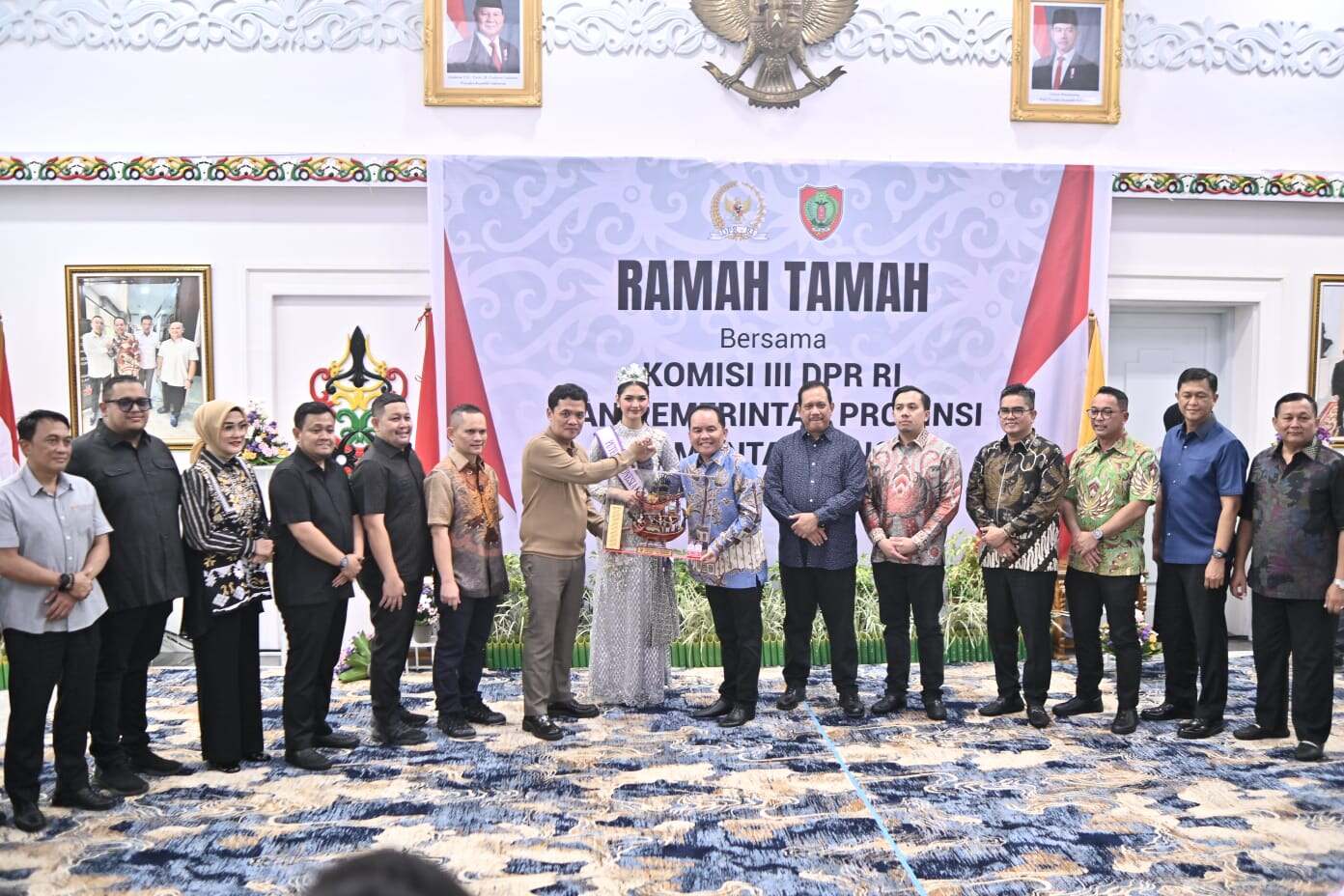 ‎Gubernur Kalteng Gelar Acara Ramah Tamah Bersama Komisi III DPR RI
