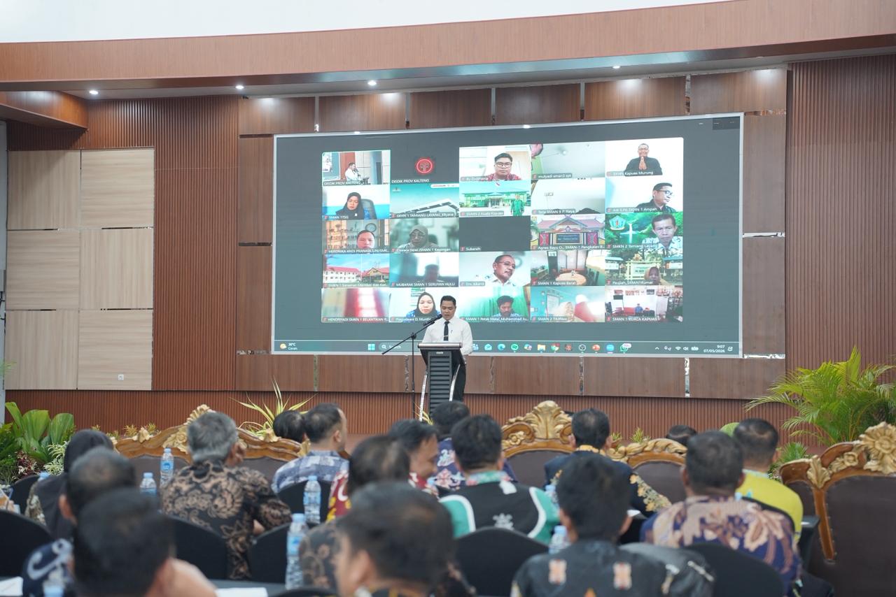 Rakor Kalender Pendidikan dan Sosialisasi SPMB 2026/2027 Digelar Disdik Kalteng