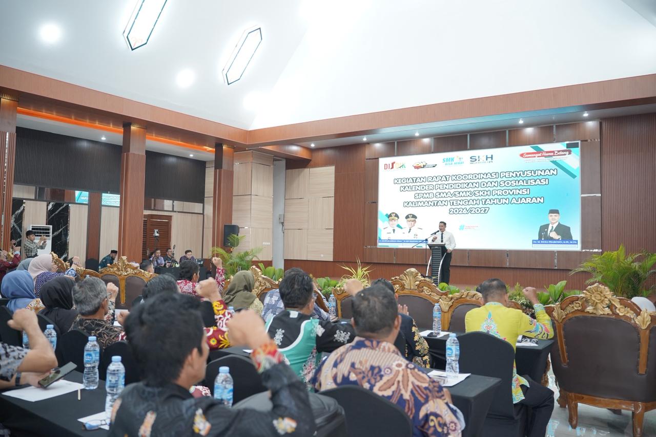 Rakor Kalender Pendidikan dan Sosialisasi SPMB 2026/2027 Digelar Disdik Kalteng