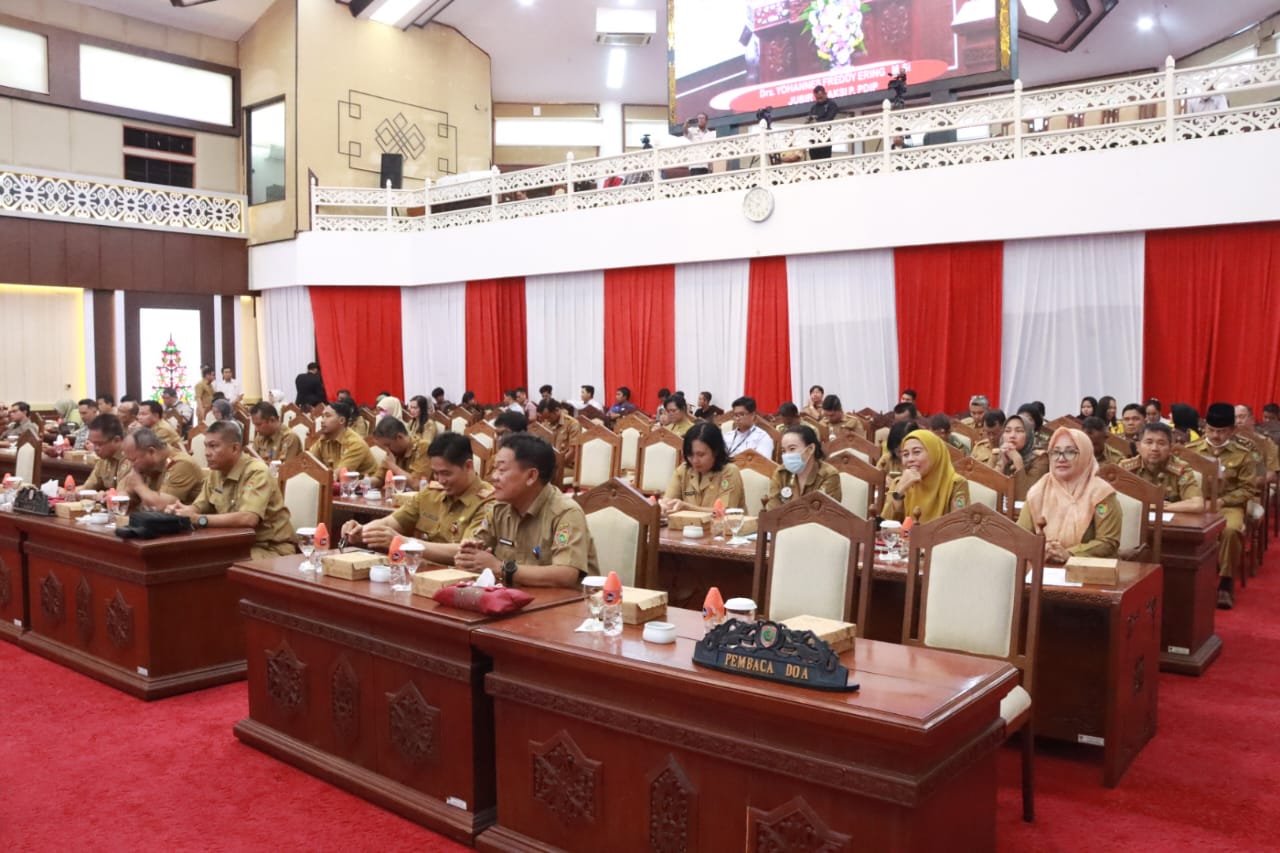 Wagub Kalteng Edy Pratowo Hadiri Rapat Paripurna ke-5 Masa Persidangan II Tahun Sidang 2024