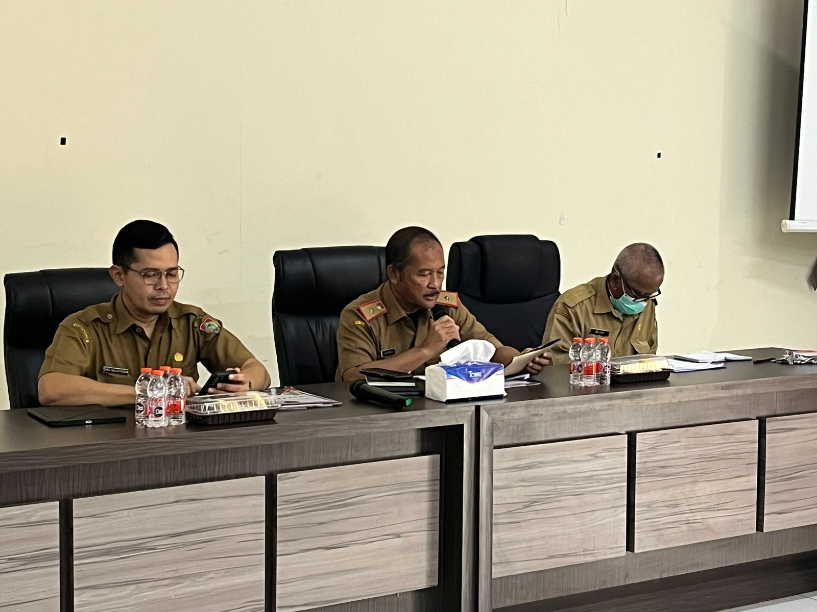 Inspektur Daerah Prov. Kalteng Saring Pimpin Entry Meeting Pengawasan Penyelenggaraan Pemerintahan Daerah Kabupaten Kotawaringin Timur TA 2024
