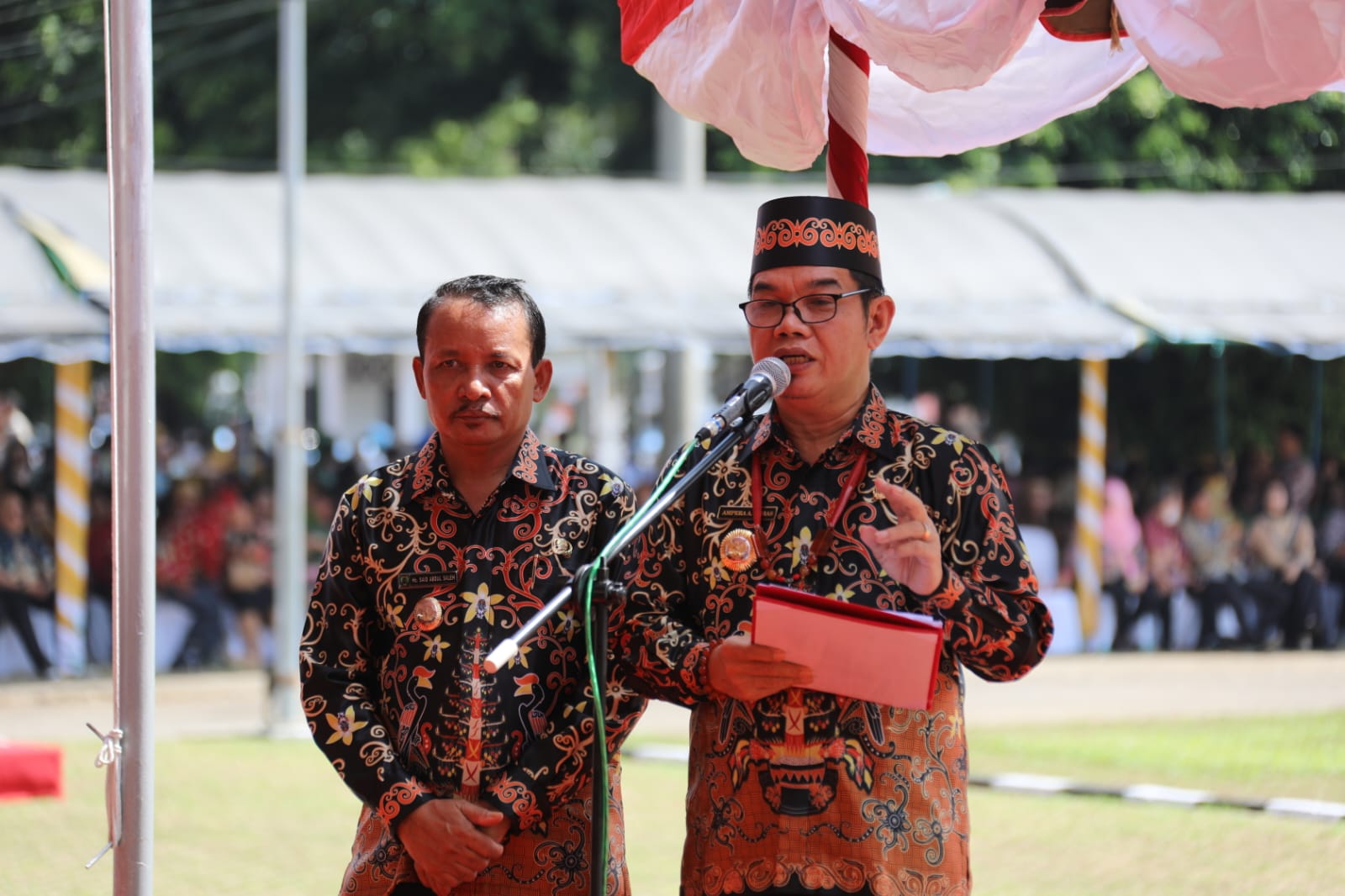 Wagub Kalteng Edy Pratowo Jadi Inspektur Upacara Hari Jadi ke-21 Kabupaten Barito Timur Tahun 2023