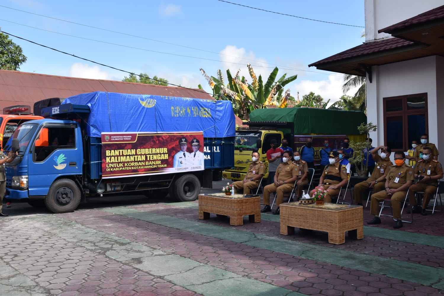 Gubernur Kalteng Salurkan Bantuan Tahap 1 Untuk Korban Banjir