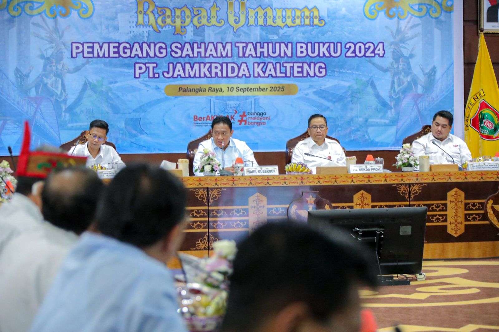 Wagub Kalteng Edy Pratowo Hadiri RUPS Jamkrida Kalteng